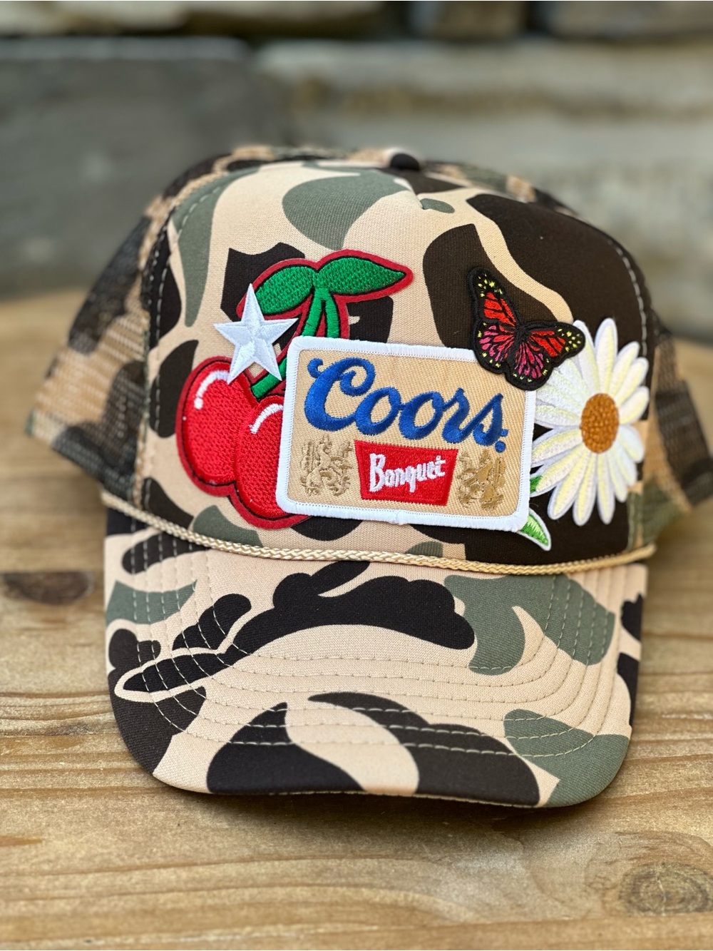 NEW Custom Trucker Hat Camo